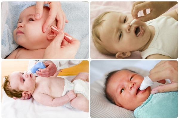 Các chuyên gia khuyên vệ sinh tai mũi họng hàng ngày cho trẻ để chữa khò khè