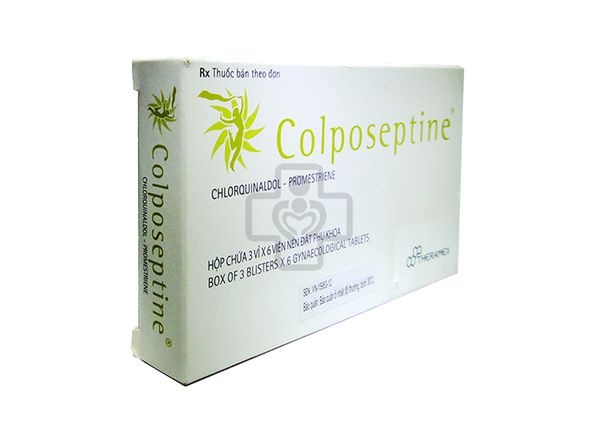 Thuốc đặt âm đạo Colposeptine điều trị viêm lộ tuyến