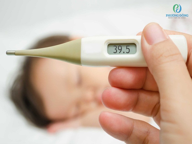 Bé bị sốt co giật sẽ thường bị sốt trên 39,5 độ