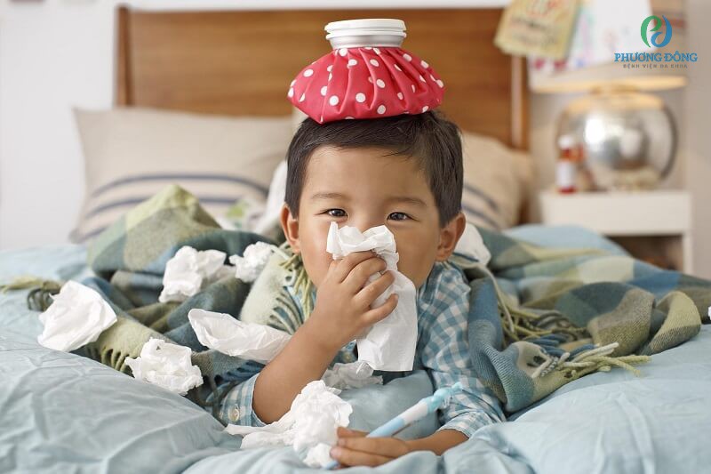 Cảm cúm là bệnh thông thường trẻ nhỏ hay mắc
