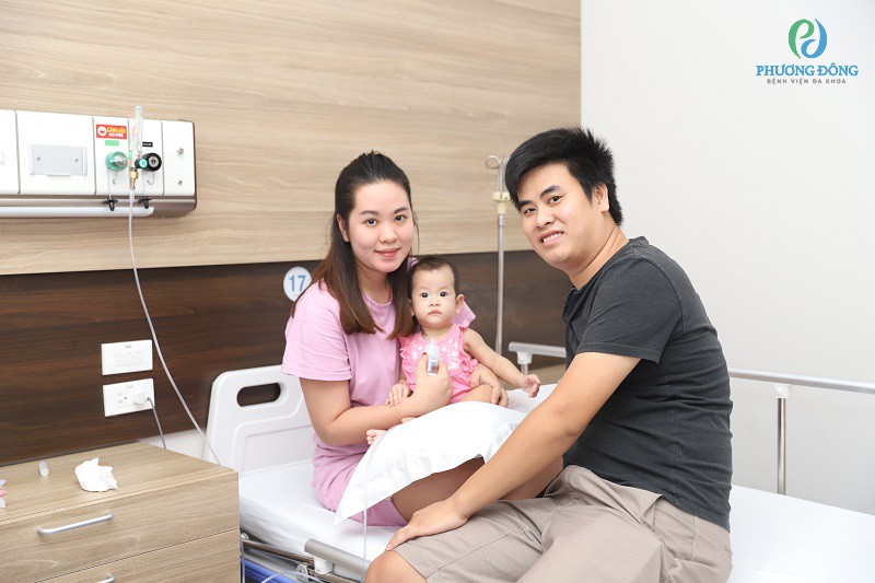 Bệnh viện Đa khoa Phương Đông được nhiều phụ huynh tin tưởng để điều trị bệnh cho con