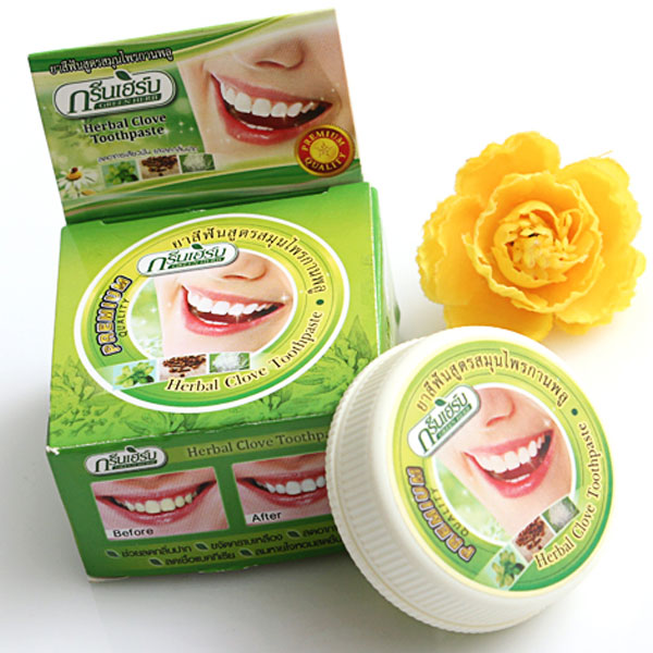 Kem tẩy trắng răng Grean Herb có xuất xứ từ Thai Lan