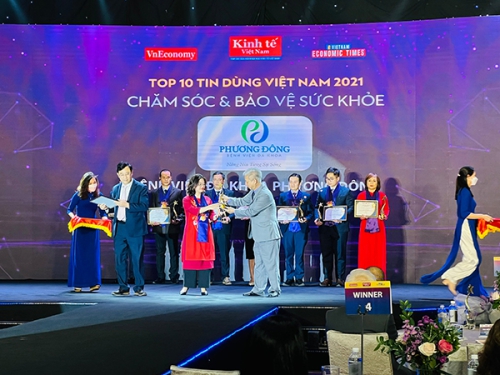 Dịch vụ thai sản trọn gói Phương Đông được vinh danh “Top 10 tin dùng Việt Nam 2021”