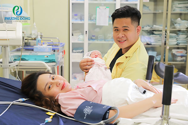 Gia đình mãn nguyện với dịch vụ thai sản trọn gói tại Phương Đông
