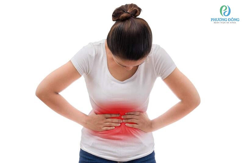 Mức độ đau bụng tăng dần theo tiến triển của bệnh