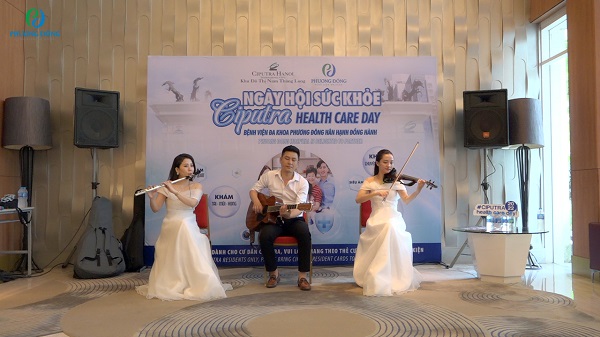 Chương trình ca nhạc hưởng ứng ngày hội sức khỏe
