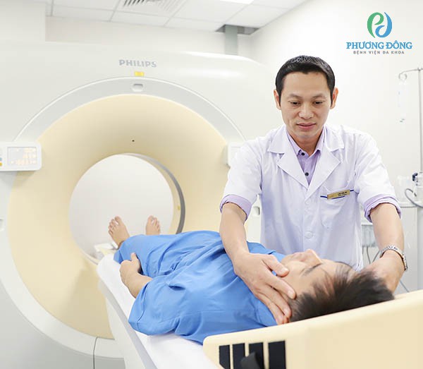 Máy chụp CT mô phỏng của bệnh viện Đa khoa Phương Đông 