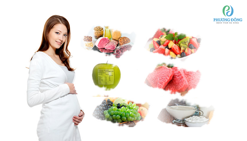 Mẹ bầu nên ăn đầy đủ chất dinh dưỡng để đảm bảo sức khỏe cho cả mẹ và bé 