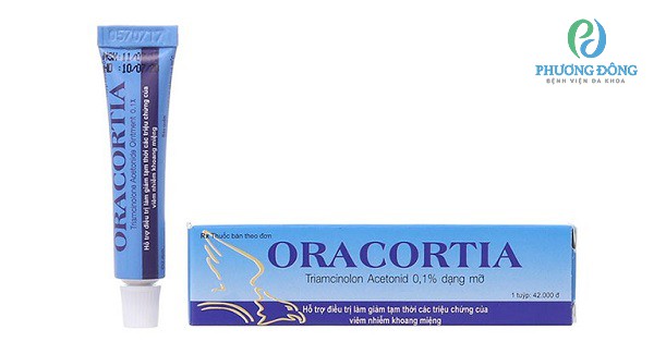 Thuốc điều trị nhiệt miệng Oracortia