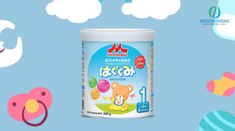 Sữa Morinaga Hagukumi số 1 là sản phẩm dành cho các bé từ 0 - 6 tháng 
