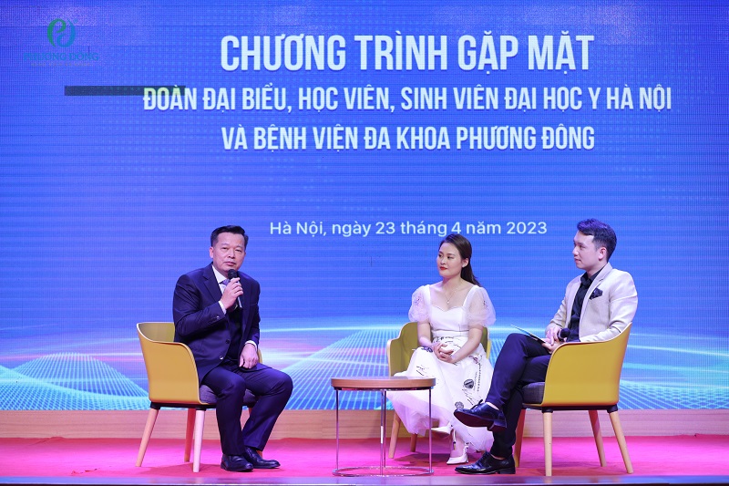 Shark Nguyễn Thanh Việt giao lưu cùng học viên, sinh viên Đại học Y Hà Nội