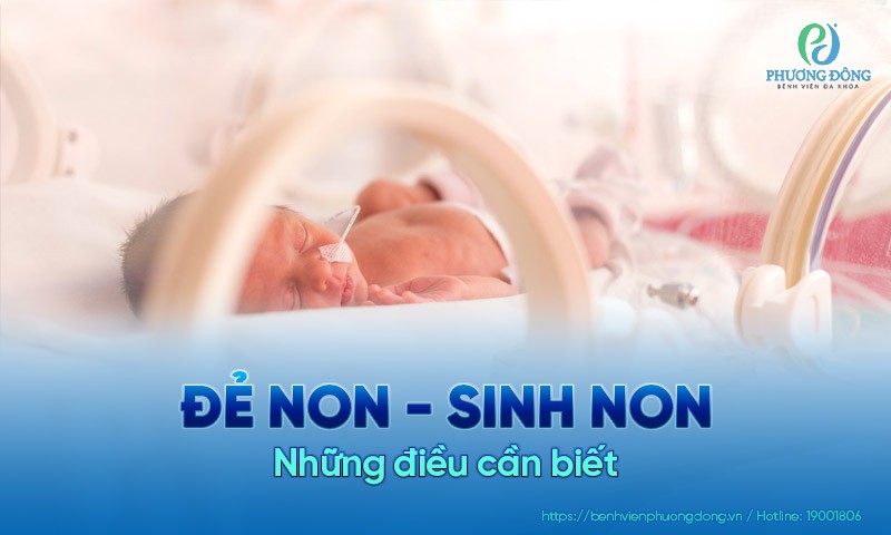 Em bé sinh non có nguy cơ cao mắc bệnh hơn so với em bé sinh đủ tháng