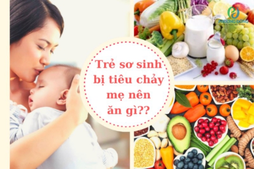 Trẻ sơ sinh bị đi ngoài mẹ nên ăn gì?