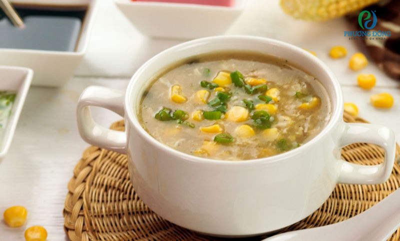 Một bát súp nóng sẽ giúp người bệnh đỡ mệt mỏi