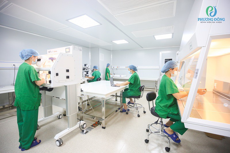 IVF Phương Đông là một trong số ít đơn vị có phòng Lab đạt tiêu chuẩn phòng sạch ISO 6