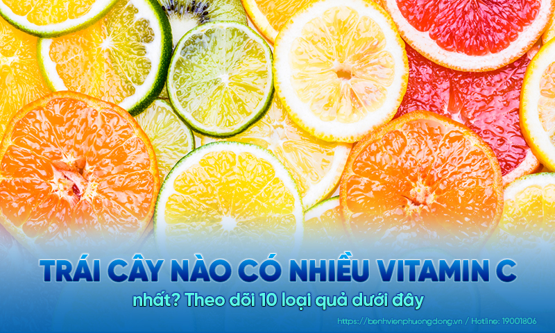 Trái cây nào có nhiều vitamin C nhất? Theo dõi 10 loại quả dưới đây