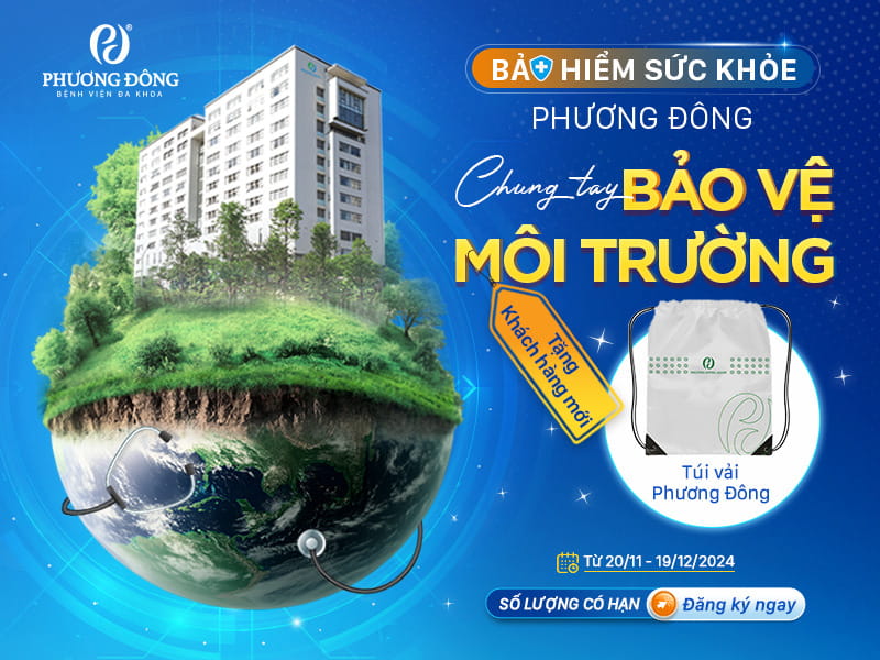 Đồng hành cùng bảo hiểm sức khỏe Phương Đông chung tay bảo vệ môi trường