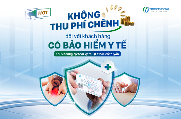 Trợ giá đặc biệt dành cho khách hàng có BHYT sử dụng dịch vụ kỹ thuật tại khoa Y học cổ truyền