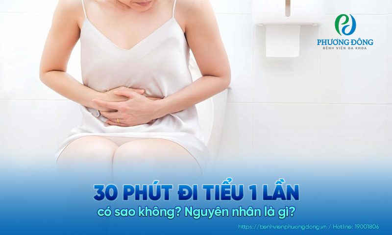 30 phút đi tiểu một lần có sao không?