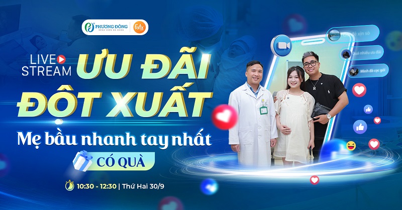 Mẹ bầu ơi! Chúng ta có hẹn với Livestream ngày 30/9