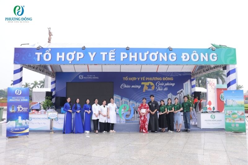 Bệnh viện Đa khoa Phương Đông ghi dấu ấn tại hội chợ kỷ niệm 70 năm Giải phóng Thủ đô 