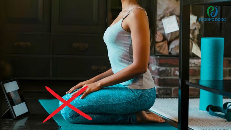 Bệnh nhân hậu phẫu dây chằng chéo tuyệt đối không gập gối quá mức