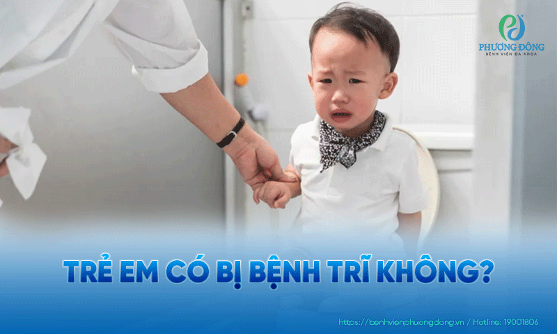 Trẻ em có bị bệnh trĩ không?