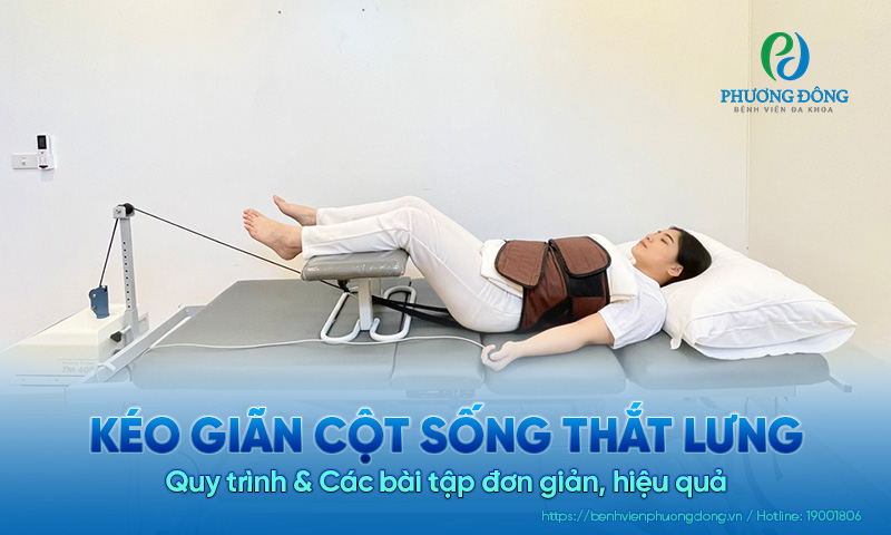 Quy trình & Các bài tập kéo giãn cột sống thắt lưng đơn giản, hiệu quả 