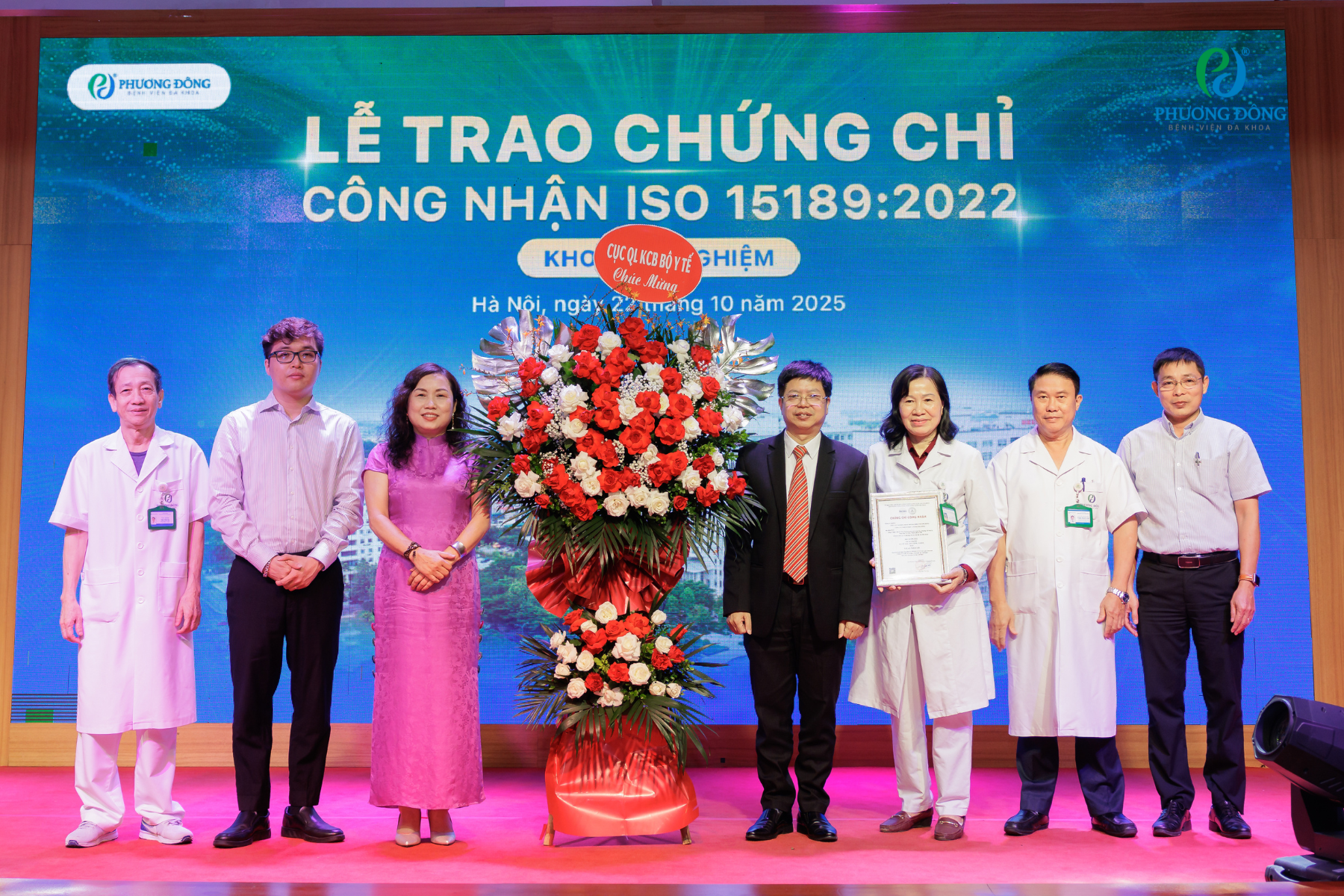 Khoa Xét nghiệm Phương Đông chính thức đạt chuẩn quốc tế ISO 15189:2022