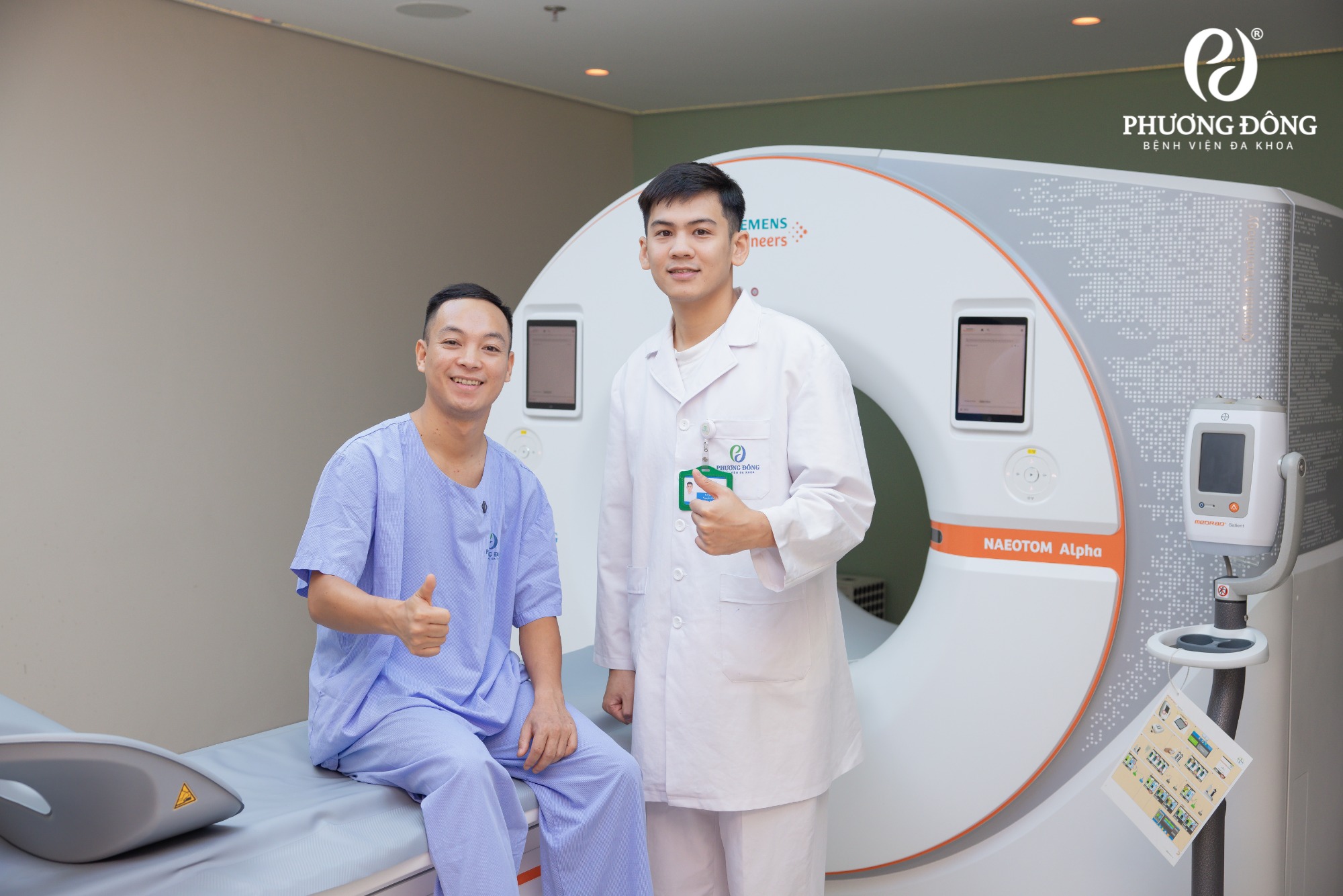 “Tóm dính” diễn viên Thái Dương trải nghiệm công nghệ CT photon triệu đô tại Bệnh viện Đa khoa Phương Đông   “Tóm dính” diễn viên Thái Dương trải nghiệm công nghệ CT photon triệu đô tại Bệnh viện Đa khoa Phương Đông