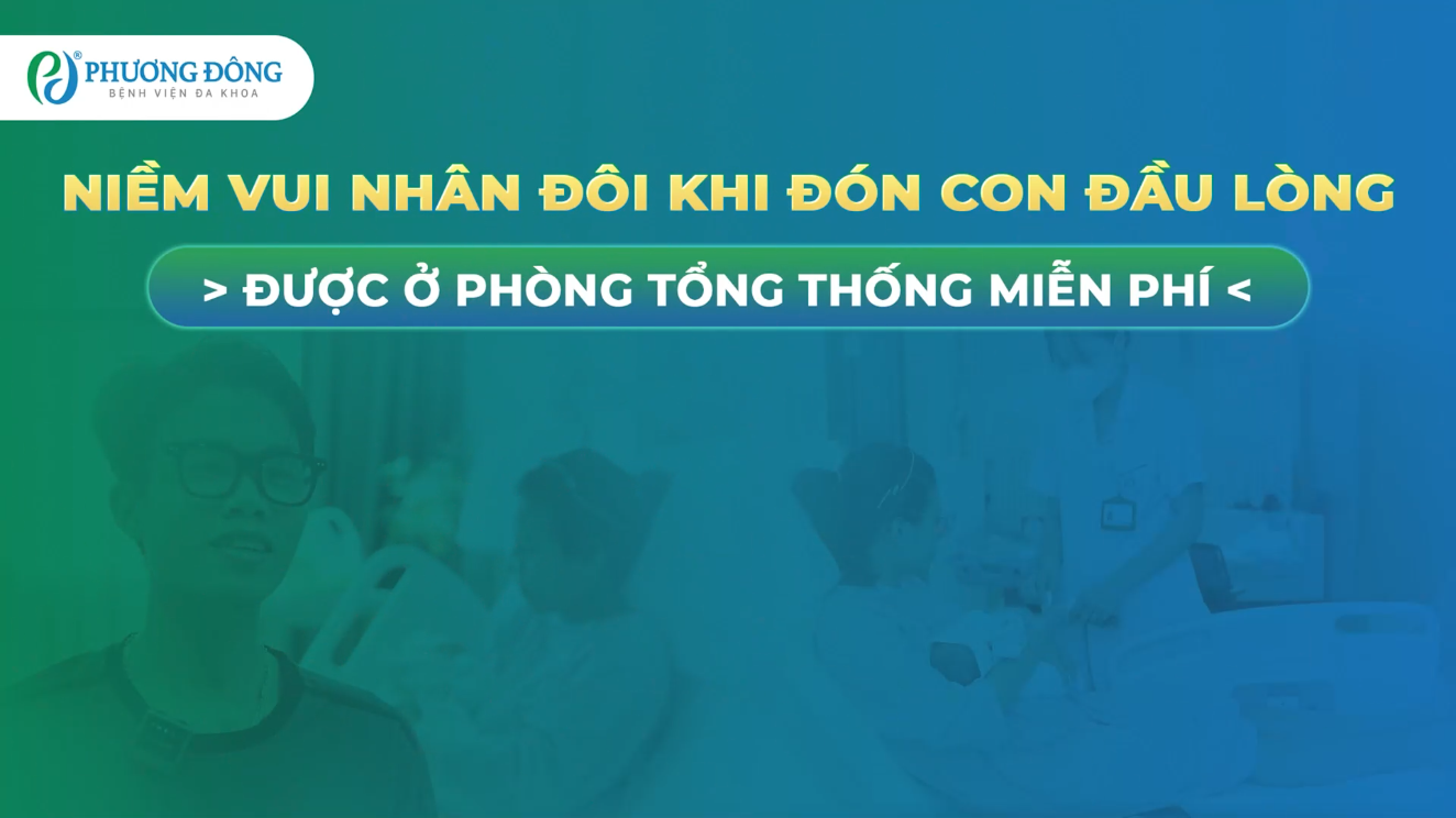 Niềm vui nhân đôi khi đón con đầu lòng được ở phòng Tổng thống miễn phí