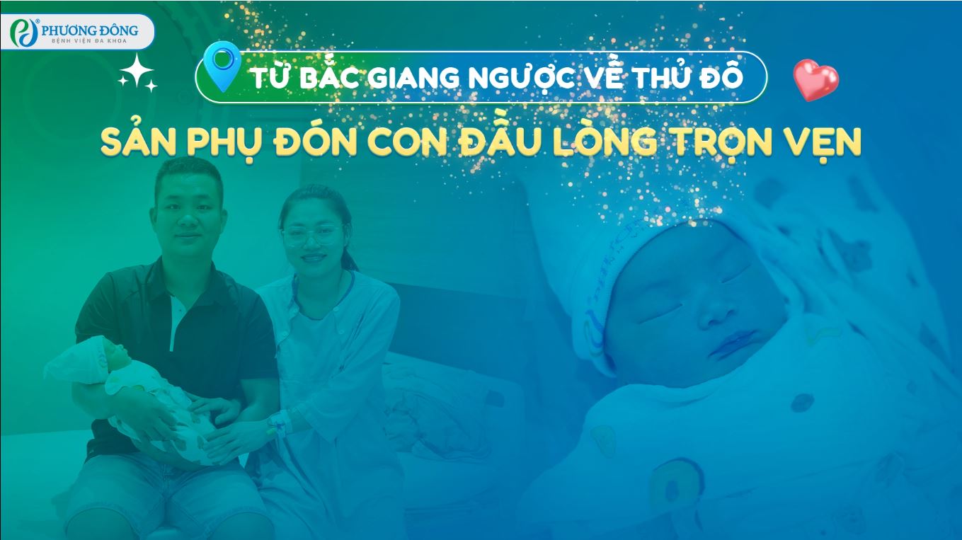 Từ Bắc Giang ngược về Thủ đô, sản phụ đón con đầu lòng trọn vẹn
