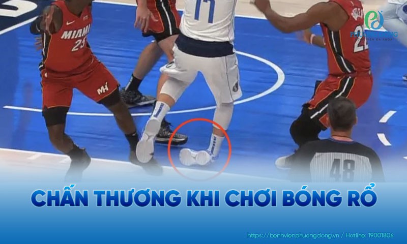 Chấn thương khi chơi bóng rổ: Nguyên nhân, triệu chứng và điều trị