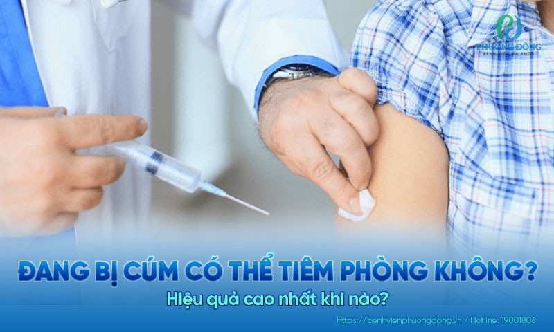 Đang bị cúm có thể tiêm phòng không? Hiệu quả cao nhất khi nào?