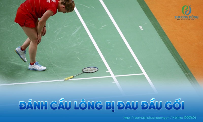 Đánh cầu lông bị đau đầu gối: Nguyên nhân, dấu hiệu và điều trị