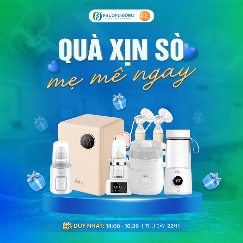 Quà xịn sò Fatzbaby dành tặng mẹ bầu tại hội thảo thai sản tháng 11