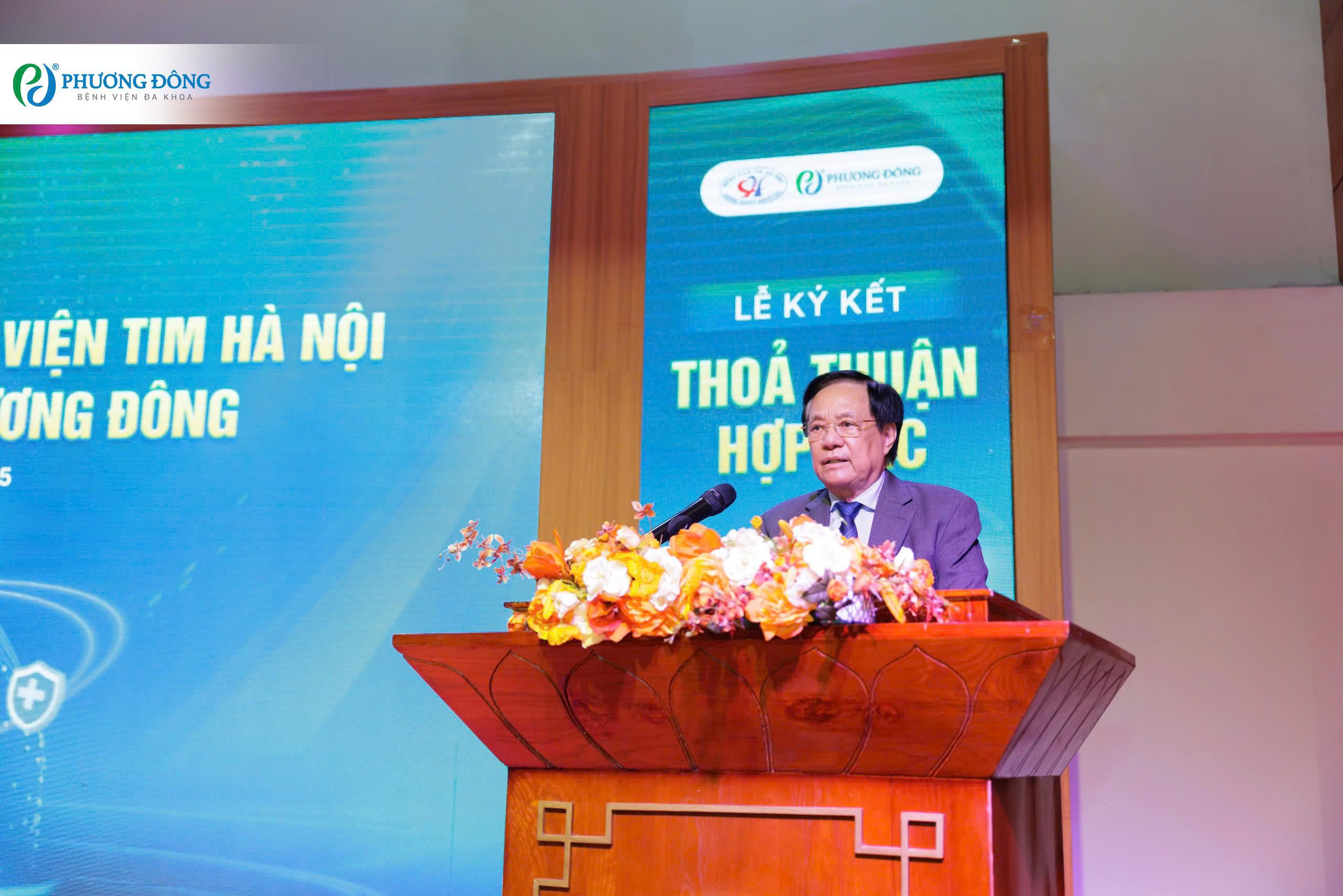 Bệnh viện Đa khoa Phương Đông ký kết hợp tác phát triển với Bệnh viện Tim Hà Nội