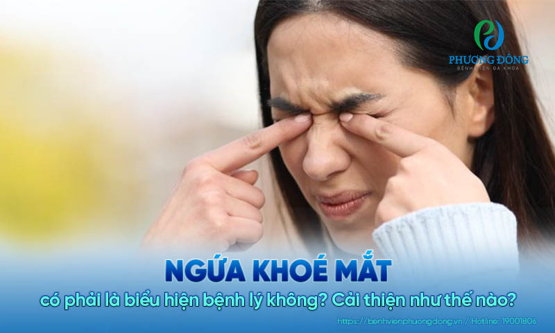 Ngứa khoé mắt có phải là biểu hiện bệnh lý không? Cải thiện như thế nào? 