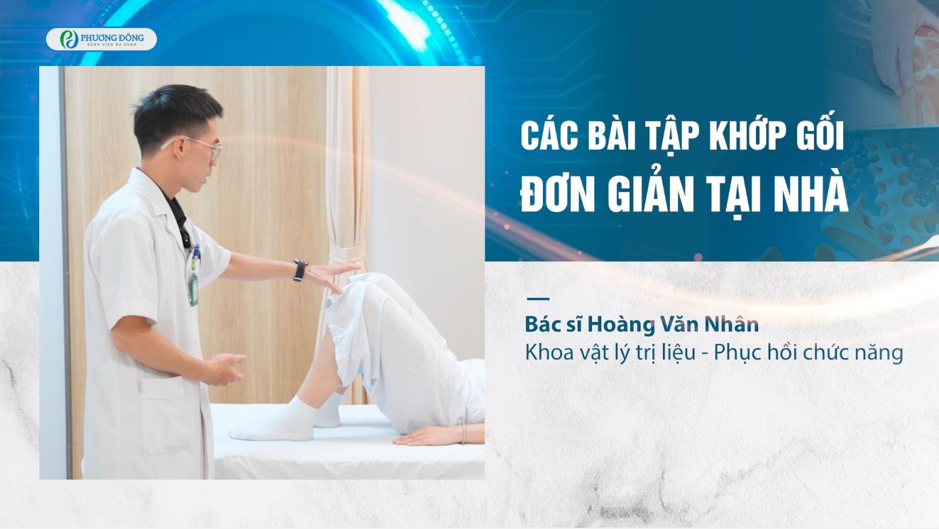 các bài tập khớp gối đơn giản tại nhà