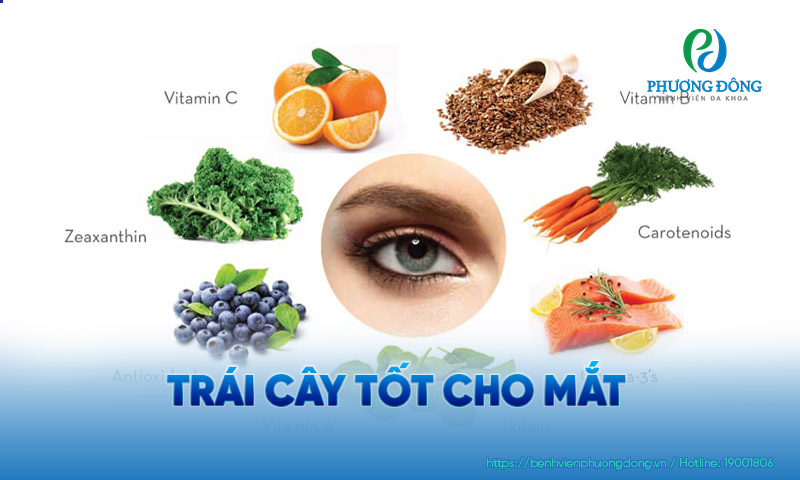 Chế độ dinh dưỡng có ảnh hưởng rất lớn đến sức khỏe của đôi mắt