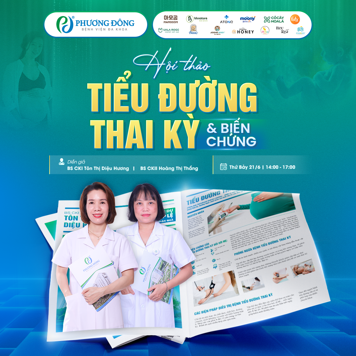 Hội thảo thai sản duy nhất trong tháng 6 miễn phí 100% - mời mẹ bầu đăng ký