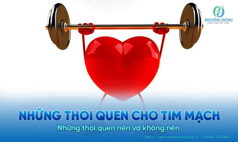 Những thói quen cho tim mạch: Nên và không nên