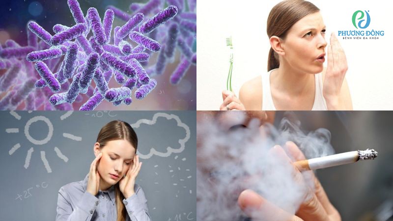 Các nhóm nguyên nhân khiến 1 bên amidan bị viêm