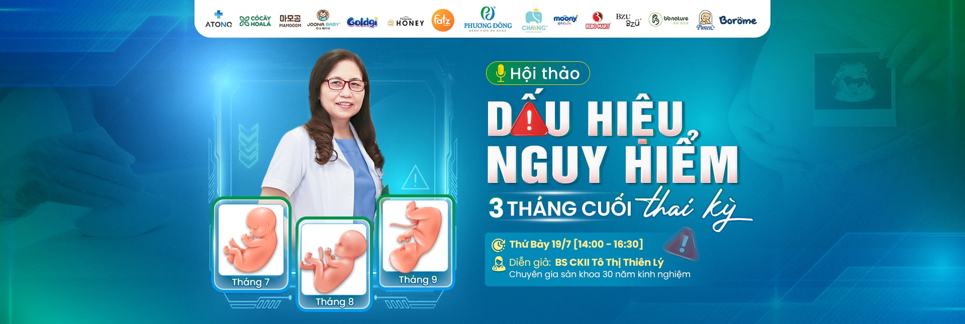 hội thảo thai sản tháng 7