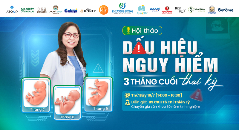 Mời mẹ bầu tham dự miễn phí 100% Hội thảo thai sản tháng 7/2025