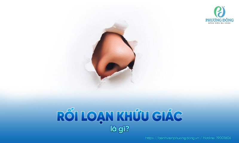 Rối loạn khứu giác là tình trạng lỗi ở bộ phận nhận biết mùi
