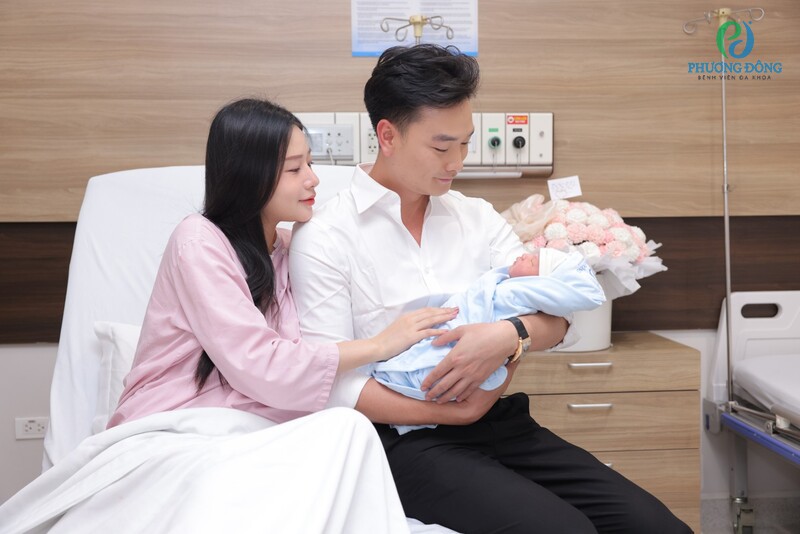 Diễn viên Trọng Lân hạnh phúc chào đón con đầu lòng tại Phương Đông 