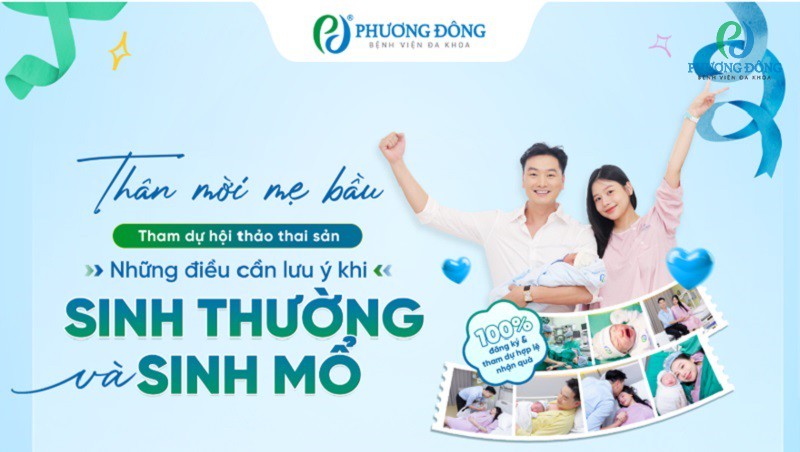Thân mời mẹ bầu tham dự hội thảo thai sản tháng 8
