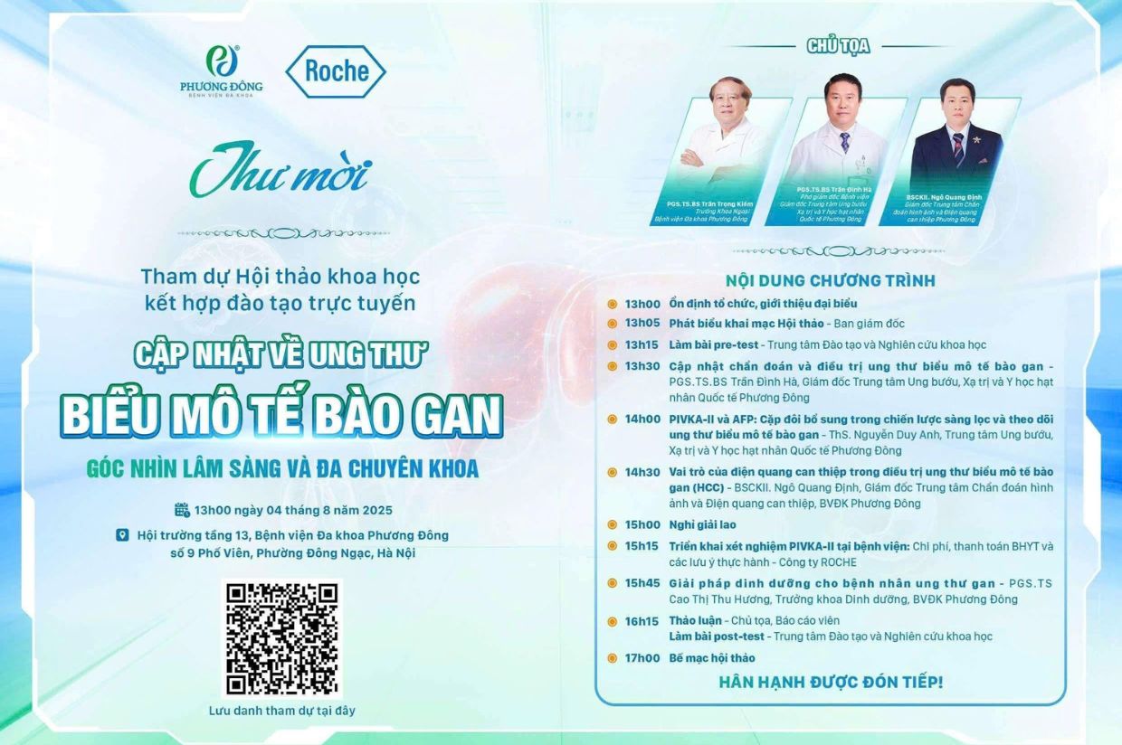 Hội thảo khoa học: “Cập nhật về ung thư biểu mô tế bào gan - góc nhìn lâm sàng và đa chuyên khoa”