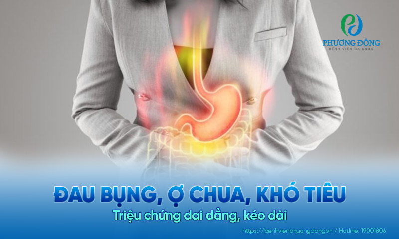 BẠN CÓ TRIỆU CHỨNG ĐAU BỤNG, Ợ CHUA, KHÓ TIÊU KÉO DÀI?